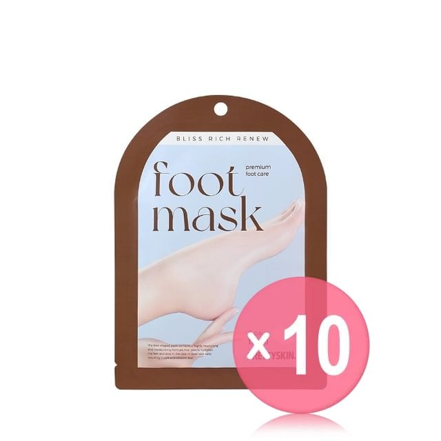 Pretty skin - Bliss Rich Renew Foot Mask 10pcs Bundle Set