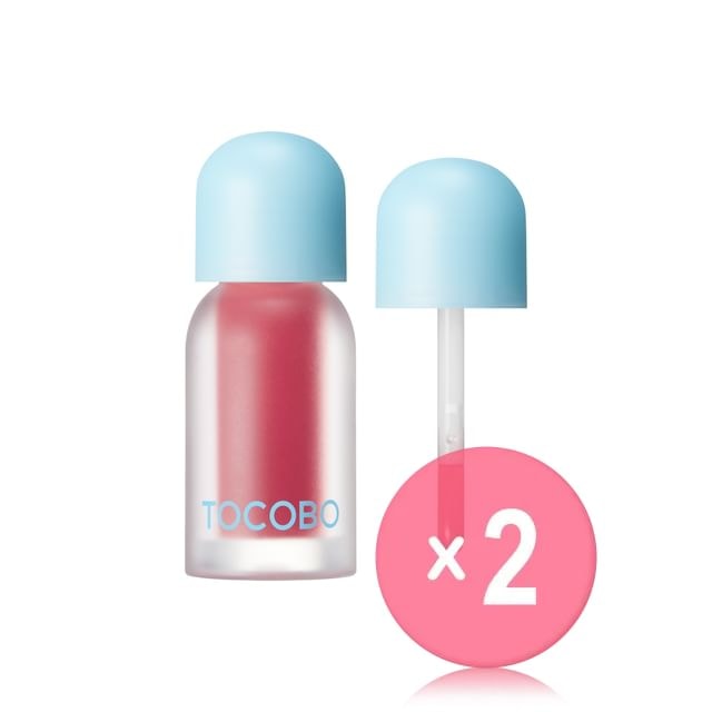 TOCOBO - Juicy Berry Plumping Lip Oil - 14 Colors 2pcs Bundle Set