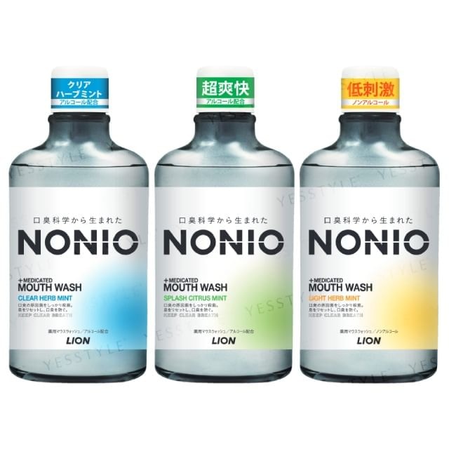 LION - Nonio Mouth Wash 2pcs Bundle Set (Clear Herb Mint - 1000ml x 2 pcs)