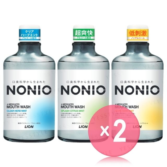 LION - Nonio Mouth Wash 2pcs Bundle Set