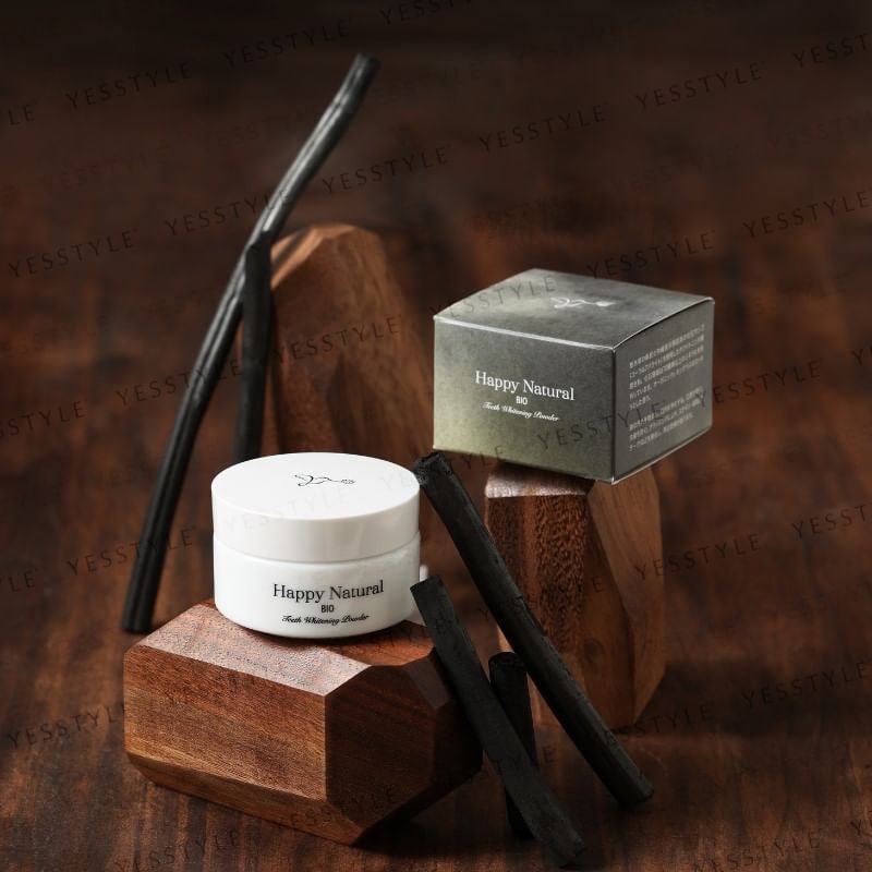 Happy Natural - Bio Hemp Charcoal Teeth Whitening Powder 2pcs Bundle Set (20g x 2 pcs)