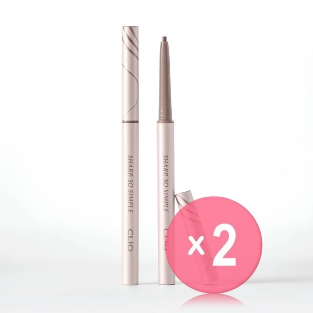 CLIO - Sharp So Simple Waterproof Pencil Liner - 13 Colors 2pcs Bundle Set
