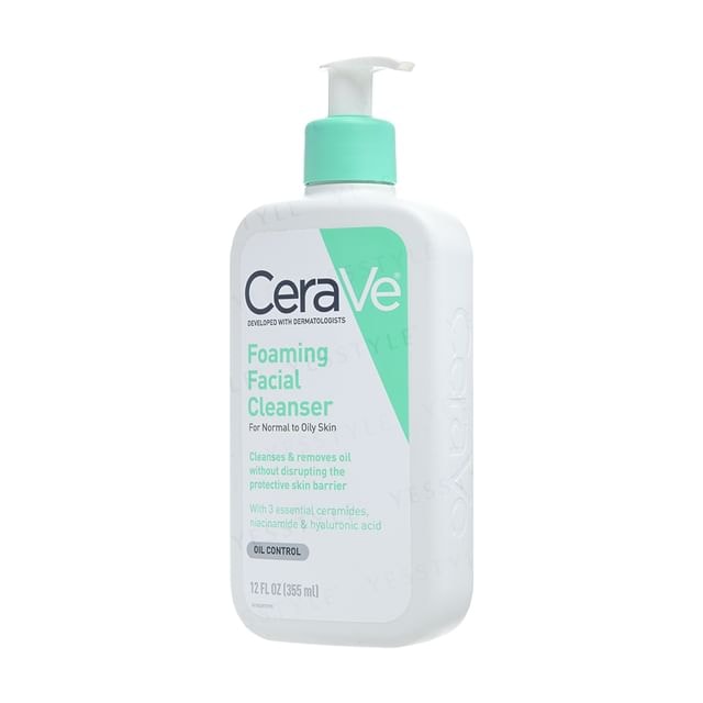 CeraVe - Foaming Facial Cleanser For Normal to Oily Skin