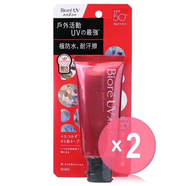 Kao - Biore UV Athlizm Protect Essence SPF 50+ PA++++ 2pcs Bundle Set