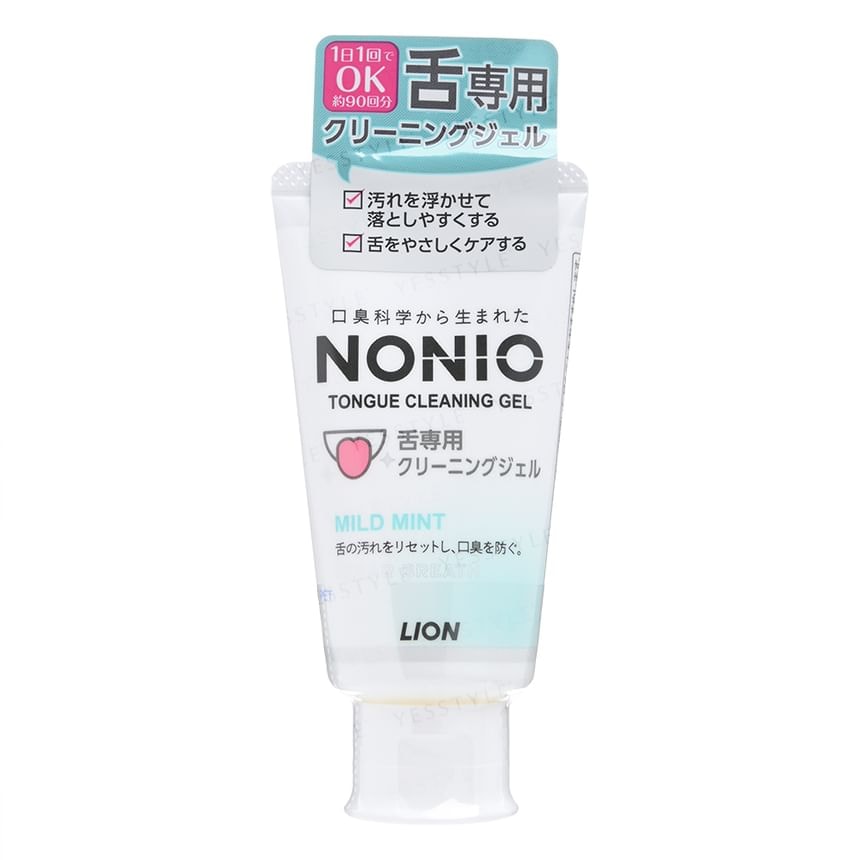LION - Nonio Tongue Cleaning Gel Mild Mint 10pcs Bundle Set (45g x 10 pcs)