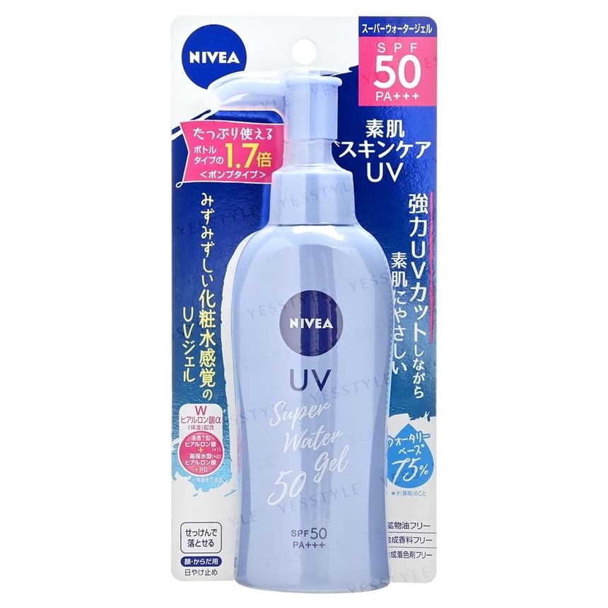 Nivea Japan - UV Super Water Gel SPF 50 PA+++ 2pcs Bundle Set