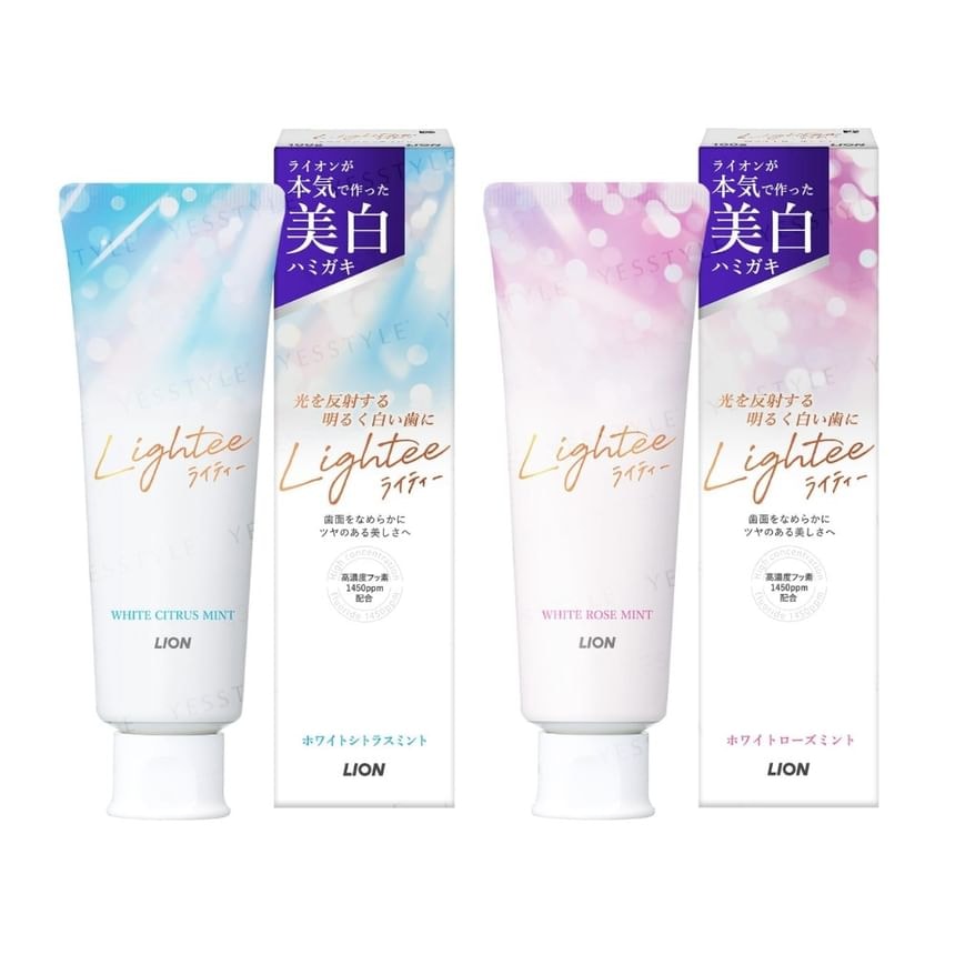LION - Lightee Whitening Toothpaste 2pcs Bundle Set