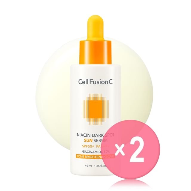 Cell Fusion C - Niacin Dark Spot Sun Serum 2pcs Bundle Set