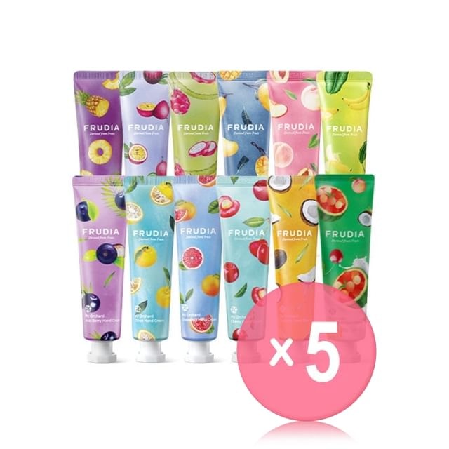 FRUDIA - My Orchard Hand Cream - 12 Types 5pcs Bundle Set