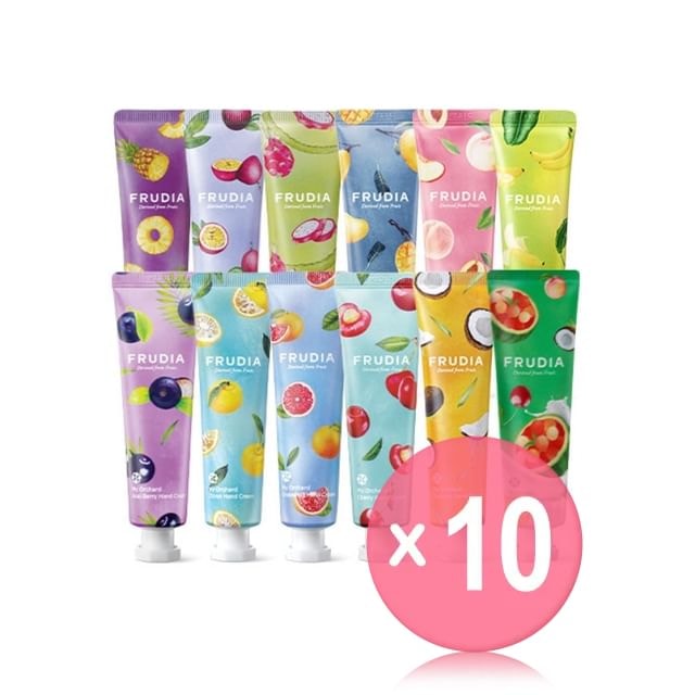 FRUDIA - My Orchard Hand Cream - 12 Types 10pcs Bundle Set