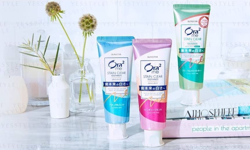 Sunstar - Ora2 Me Stain Clear Toothpaste 10pcs Bundle Set