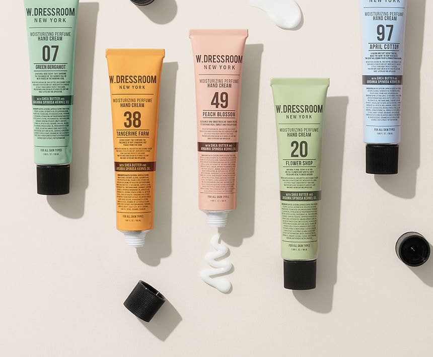 W.DRESSROOM - Moisturizing Perfume Hand Cream - 7 Types 5pcs Bundle Set (#34 Always Happy x 5 pcs)