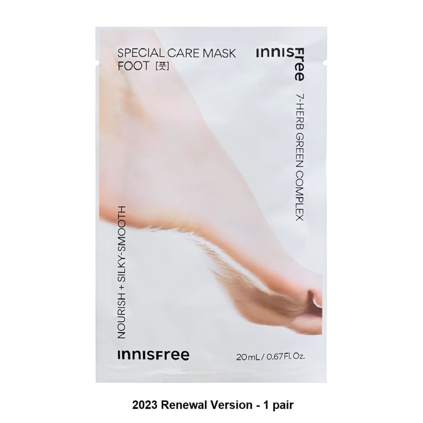 innisfree - Special Care Mask Foot 10pcs Bundle Set (2023 Renewal Version - 1 pair x 10 pcs)
