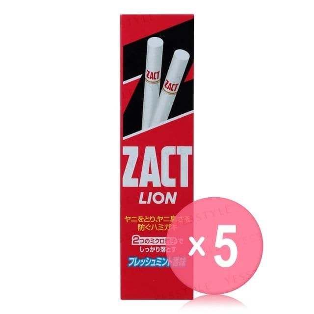 LION - Zact Toothpaste 5pcs Bundle Set