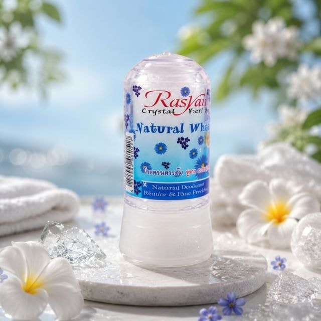 Rasyan - Crystal Roll On Natural White