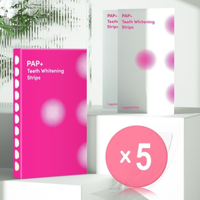 GlorySmile - PAP+ Teeth Whitening Strips 5pcs Bundle Set