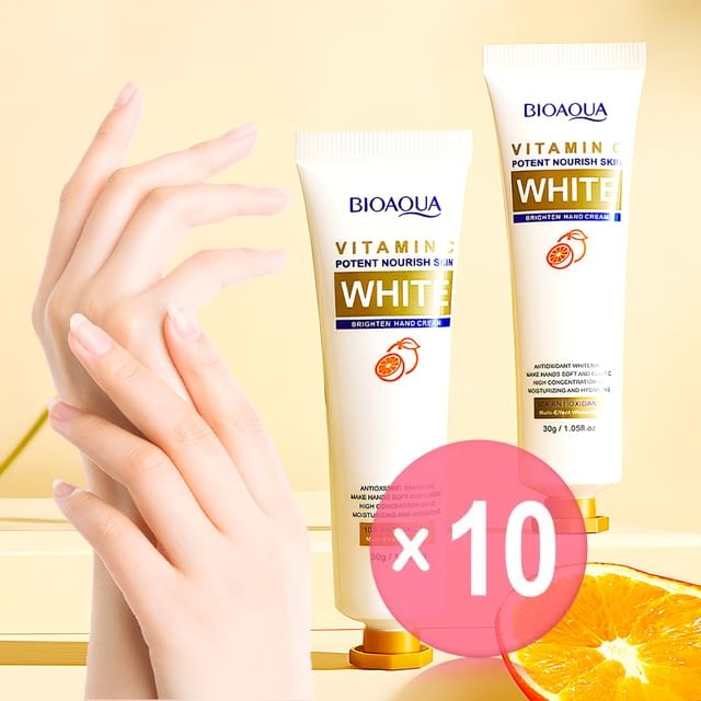 BIOAQUA - Vitamin C White Brighten Hand Cream 10pcs Bundle Set