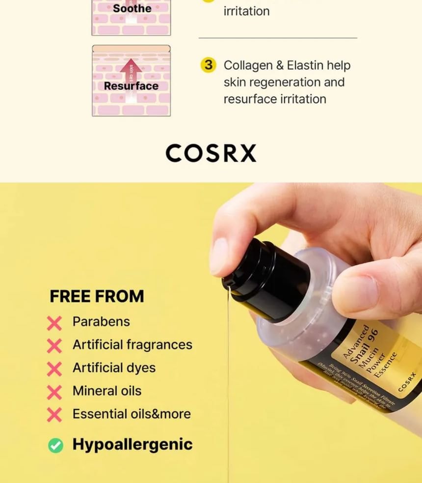 COSRX - Advanced Snail 96 Mucin Power Essence 2pcs Bundle Set