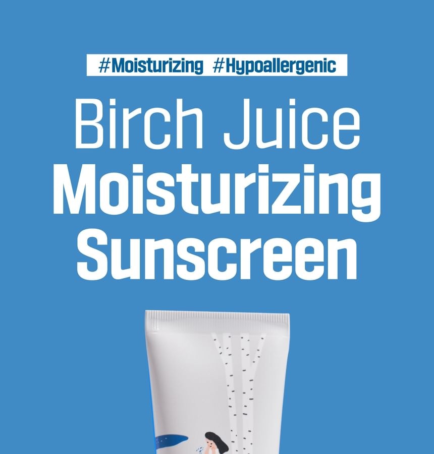 ROUND LAB - Birch Juice Moisturizing Sunscreen 2pcs Bundle Set