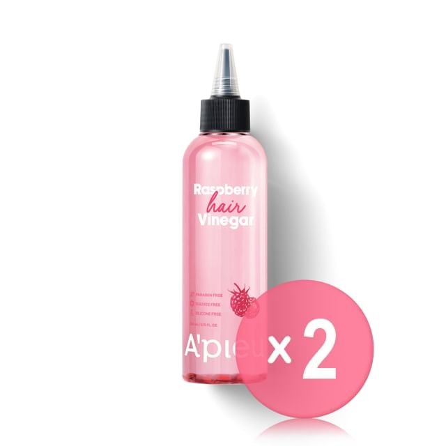 A'PIEU - Raspberry Hair Vinegar 2pcs Bundle Set