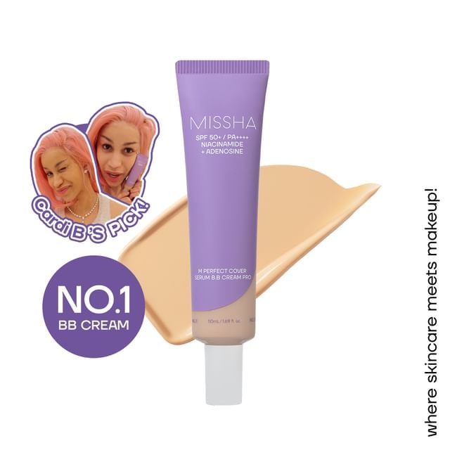 MISSHA - M Perfect Cover Serum B.B Cream Pro - 8 Colors