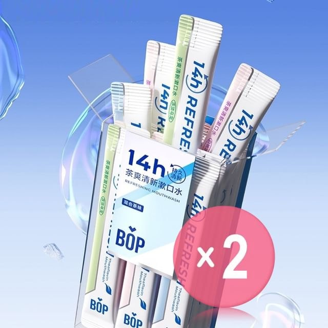 BOP - Theaflavin Refreshing Mouthwash 2pcs Bundle Set