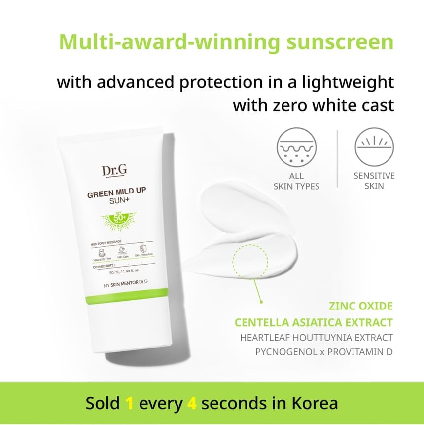 Dr.G - Green Mild Up Sun+ Jumbo 2pcs Bundle Set
