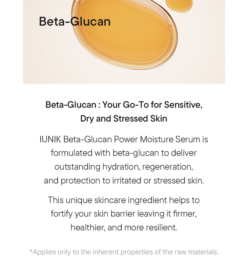 iUNIK - Beta-Glucan Power Moisture Serum 2pcs Bundle Set