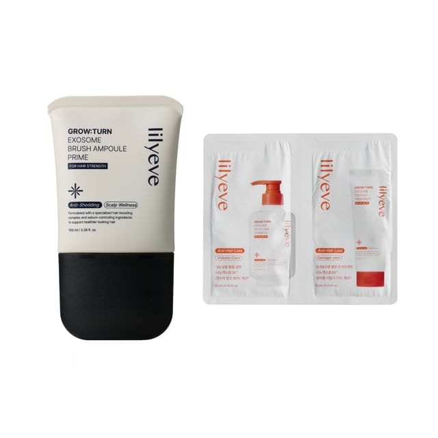 lilyeve - Bundle: Grow Turn Exosome Brush Ampoule Prime + Sachet Gift Set