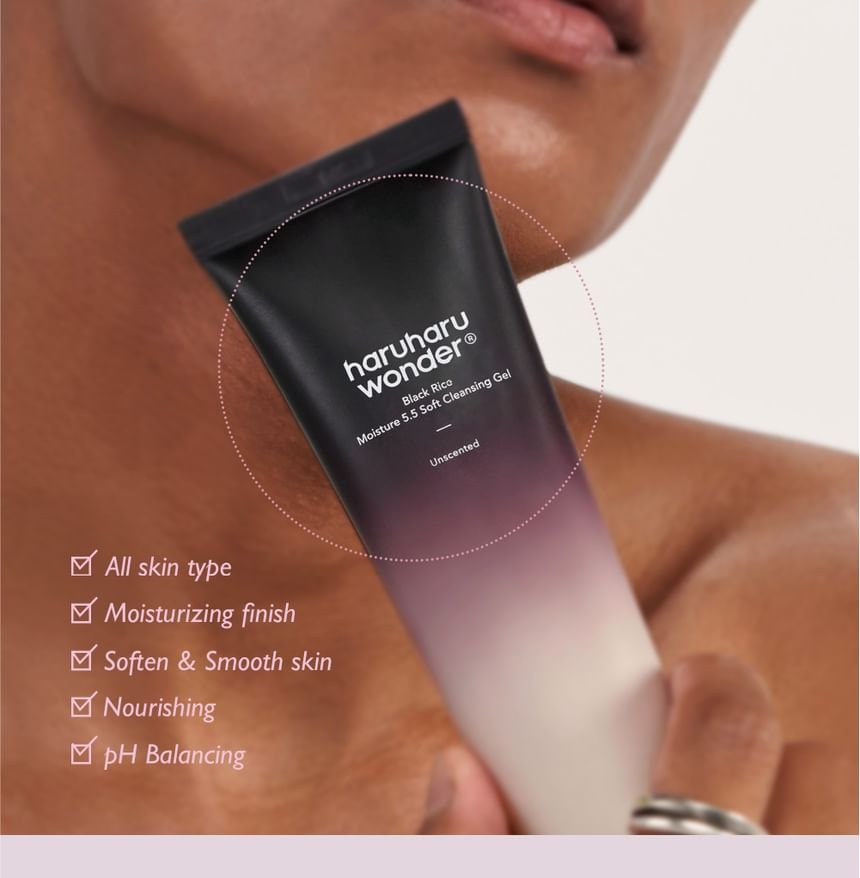 haruharu wonder - Black Rice Moisture 5.5 Soft Cleansing Gel