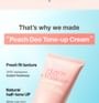 so natural - Peach Deo Tone-Up Cream 2pcs Bundle Set
