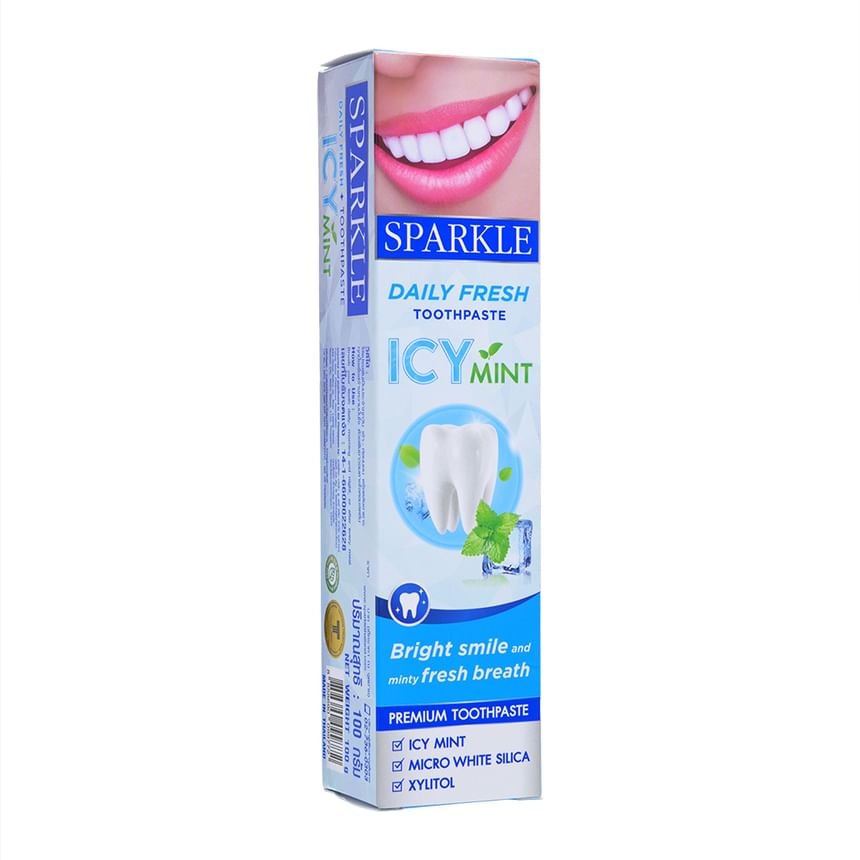 SPARKLE - Daily Fresh Toothpaste Icy Mint 5pcs Bundle Set (100g x 5 pcs)