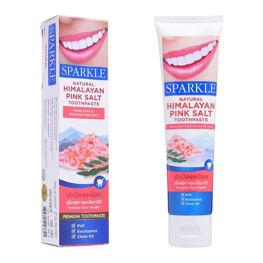 SPARKLE - Natural Himalayan Pink Salt Toothpaste 5pcs Bundle Set (100g x 5 pcs)