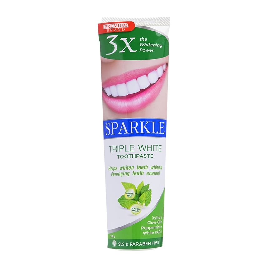 SPARKLE - Triple White Toothpaste 10pcs Bundle Set (100g x 10 pcs)
