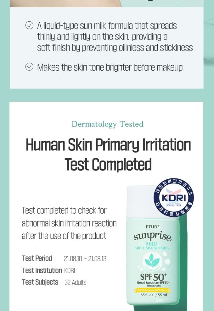ETUDE - Sunprise Airy Finish 2pcs Bundle Set