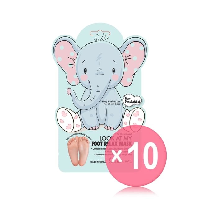 lookATME - Look At My Foot Relax Mask 10pcs Bundle Set