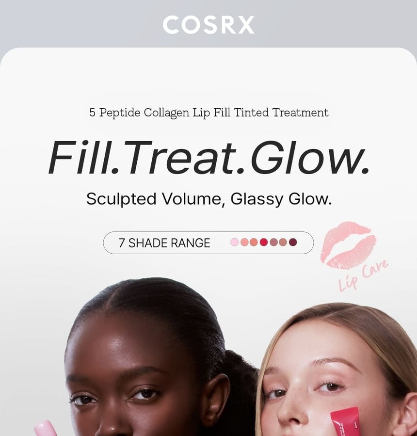 COSRX - 5 Peptide Collagen Lip Fill Tinted Treatment - 7 Colors