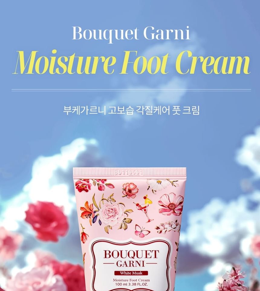 BOUQUET GARNI - High Moisture Foot Cream White Musk (100ml)