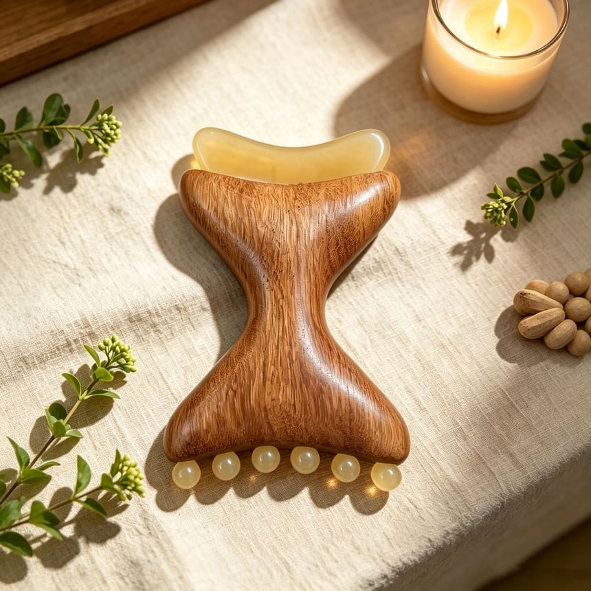 Vaje - Wooden Gua Sha Tool