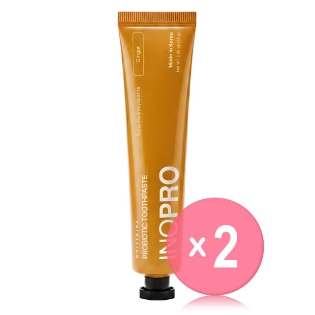 INOPRO - Whitening Probiotic Toothpaste Ginger 2pcs Bundle Set