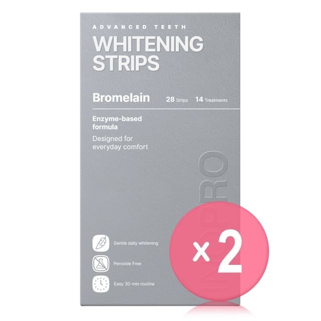 INOPRO - Advanced Whitening Strips 2pcs Bundle Set