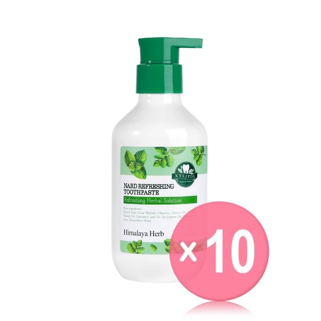 NARD - Refreshing Toothpaste Pump Type 10pcs Bundle Set