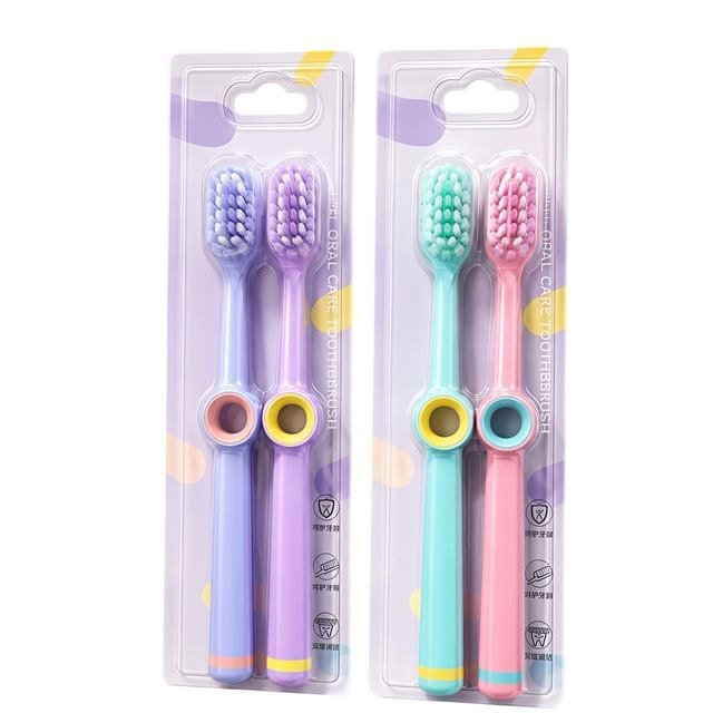 Miumi - Set Of 2: Multilevel Soft Bristled Toothbrush