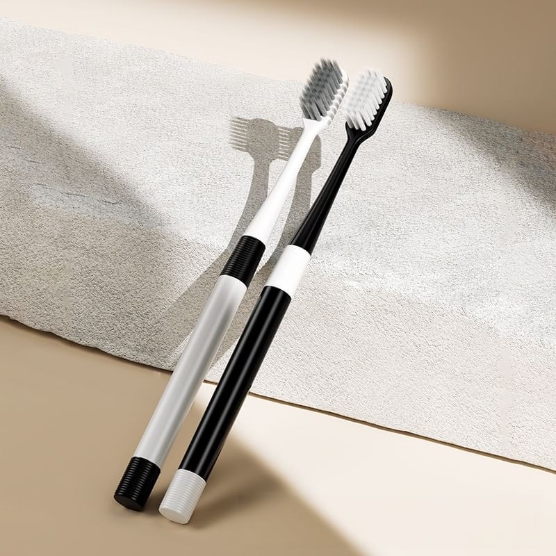 Miumi - Set Of 2: Compact Head Soft Bristled Toothbrush